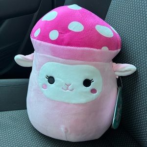 Elsa Exclusive Squishmallow Pink Lamb Mushroom 8” NWT
